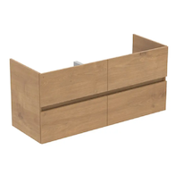 Ideal Standard Eurovit+ - Umyvadlová skříňka, 55x120x44 cm, 4 zásuvky, dub R0267Y8