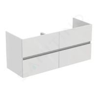 Ideal Standard Eurovit - Umyvadlová skříňka, 55x120x44 cm, 4 zásuvky, lesklá bílá R0267WG