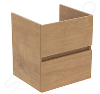 Ideal Standard Eurovit - Umyvadlová skříňka, 55x50x44 cm, 2 zásuvky, dub R0256Y8