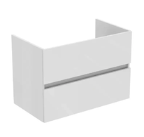 Ideal Standard Eurovit+ - Umyvadlová skříňka, 55x80x44 cm, 2 zásuvky, lesklá bílá R0263WG
