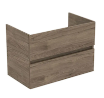 Ideal Standard Eurovit+ - Umyvadlová skříňka, 55x80x44 cm, 2 zásuvky, ořech R0263Y9