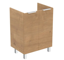 Ideal Standard Eurovit+ - Umyvadlová skříňka, 84x60x44 cm, 2 dvířka, panty L/P, dub R0258Y8