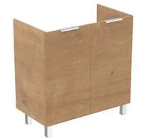 Ideal Standard Eurovit+ - Umyvadlová skříňka, 84x80x44 cm, 2 dvířka, panty L/P, dub R0262Y8