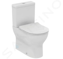 Ideal Standard Eurovit - WC kombi se sedátkem SoftClose, vario odpad, RimLS+, bílá E336301