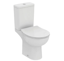Ideal Standard Eurovit+ - WC kombi se sedátkem SoftClose, vario odpad, spodní napouštění, RimLS+, bílá W007501