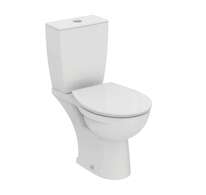 Ideal Standard Eurovit - WC kombi se sedátkem SoftClose, zadní odpad, bílá W328701