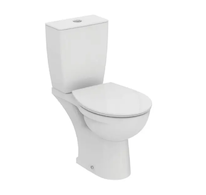 Ideal Standard Eurovit - WC kombi se sedátkem SoftClose, zadní odpad, bílá W328701