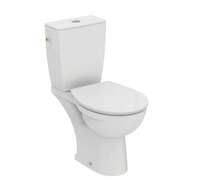 Ideal Standard Eurovit - WC kombi se sedátkem, zadní odpad, bílá W328601