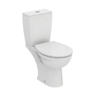Ideal Standard Eurovit - WC kombi se sedátkem, zadní odpad, bílá W328801