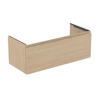 Ideal Standard Finesse - Umyvadlová skříňka, 100x44x38 cm, 1 zásuvka, bílý dub E3384US