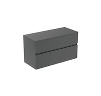 Ideal Standard Finesse - Umyvadlová skříňka, 100x44x56 cm, 2 zásuvky, matný antracit E3424Y2