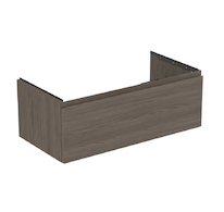 Ideal Standard Finesse - Umyvadlová skříňka, 100x51x37 cm, 1 zásuvka, Dark Elm E3393UR