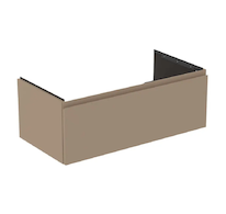 Ideal Standard Finesse - Umyvadlová skříňka, 100x51x37 cm, 1 zásuvka, Matt Greige E3393UP