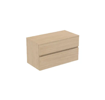 Ideal Standard Finesse - Umyvadlová skříňka, 100x51x56 cm, 2 zásuvky, bílý dub E3435US