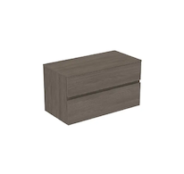 Ideal Standard Finesse - Umyvadlová skříňka, 100x51x56 cm, 2 zásuvky, Dark Elm E3435UR