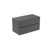 Ideal Standard Finesse - Umyvadlová skříňka, 100x51x56 cm, 2 zásuvky, matný antracit E3435Y2