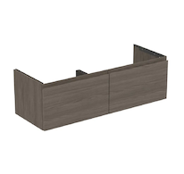 Ideal Standard Finesse - Umyvadlová skříňka, 120x44x37 cm, 2 zásuvky, Dark Elm E3389UR