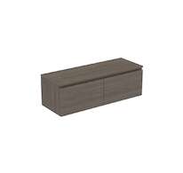 Ideal Standard Finesse - Umyvadlová skříňka, 120x44x39 cm, 2 zásuvky, Dark Elm E3425UR
