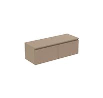 Ideal Standard Finesse - Umyvadlová skříňka, 120x44x39 cm, 2 zásuvky, Matt Greige E3425UP