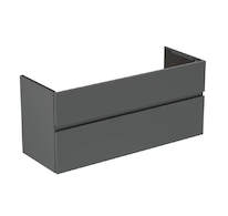 Ideal Standard Finesse - Umyvadlová skříňka, 120x44x55 cm, 2 zásuvky, matný antracit E3385Y2