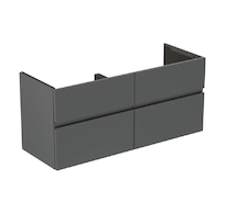 Ideal Standard Finesse - Umyvadlová skříňka, 120x44x55 cm, 4 zásuvky, matný antracit E3390Y2