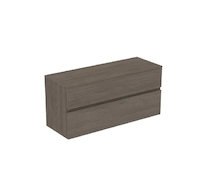 Ideal Standard Finesse - Umyvadlová skříňka, 120x44x56 cm, 2 zásuvky, Dark Elm E3421UR