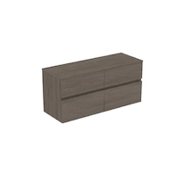Ideal Standard Finesse - Umyvadlová skříňka, 120x44x56 cm, 4 zásuvky, Dark Elm E3426UR