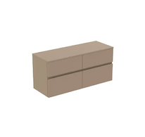 Ideal Standard Finesse - Umyvadlová skříňka, 120x44x56 cm, 4 zásuvky, Matt Greige E3426UP