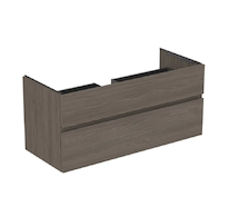 Ideal Standard Finesse - Umyvadlová skříňka, 120x51x55 cm, 2 zásuvky, Dark Elm E3394UR