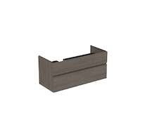Ideal Standard Finesse - Umyvadlová skříňka 120x51x55 cm, 2 zásuvky, Dark Elm E3447UR