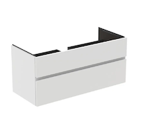 Ideal Standard Finesse - Umyvadlová skříňka, 120x51x55 cm, 2 zásuvky, matná bílá E3394Y1