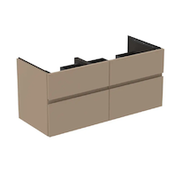 Ideal Standard Finesse - Umyvadlová skříňka, 120x51x55 cm, 4 zásuvky, Matt Greige E3399UP