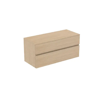 Ideal Standard Finesse - Umyvadlová skříňka, 120x51x56 cm, 2 zásuvky, bílý dub E3431US