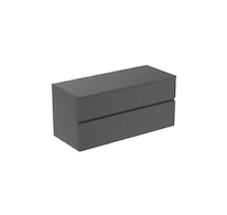 Ideal Standard Finesse - Umyvadlová skříňka, 120x51x56 cm, 2 zásuvky, matný antracit E3431Y2