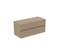 Ideal Standard Finesse - Umyvadlová skříňka, 120x51x56 cm, 4 zásuvky, Matt Greige E3437UP