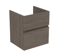 Ideal Standard Finesse - Umyvadlová skříňka, 48x41x54 cm, 2 zásuvky, Dark Elm E3407UR