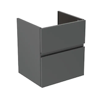 Ideal Standard Finesse - Umyvadlová skříňka, 48x41x54 cm, 2 zásuvky, matný antracit E3407Y2