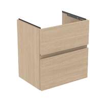 Ideal Standard Finesse - Umyvadlová skříňka, 50x38x55 cm, 2 zásuvky, bílý dub E3378US