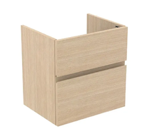 Ideal Standard Finesse - Umyvadlová skříňka, 53x41x54 cm, 2 zásuvky, bílý dub E3409US