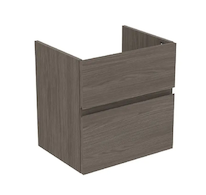 Ideal Standard Finesse - Umyvadlová skříňka, 53x41x54 cm, 2 zásuvky, Dark Elm E3409UR