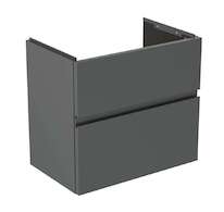 Ideal Standard Finesse - Umyvadlová skříňka, 60x38x55 cm, 2 zásuvky, matný antracit E3379Y2