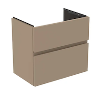 Ideal Standard Finesse - Umyvadlová skříňka, 60x38x55 cm, 2 zásuvky, Matt Greige E3379UP