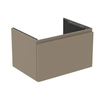 Ideal Standard Finesse - Umyvadlová skříňka, 60x44x38 cm, 1 zásuvka, Matt Greige E3382UP