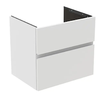 Ideal Standard Finesse - Umyvadlová skříňka, 60x44x55 cm, 2 zásuvky, matná bílá E3386Y1