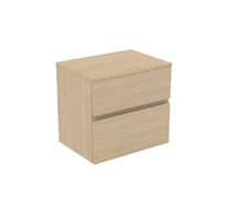 Ideal Standard Finesse - Umyvadlová skříňka, 60x44x56 cm, 2 zásuvky, bílý dub E3422US