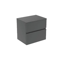 Ideal Standard Finesse - Umyvadlová skříňka, 60x44x56 cm, 2 zásuvky, matný antracit E3422Y2