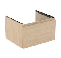 Ideal Standard Finesse - Umyvadlová skříňka, 60x51x37 cm, 1 zásuvka, bílý dub E3391US