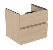 Ideal Standard Finesse - Umyvadlová skříňka, 60x51x55 cm, 2 zásuvky, bílý dub E3395US