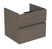 Ideal Standard Finesse - Umyvadlová skříňka, 60x51x55 cm, 2 zásuvky, Dark Elm E3395UR