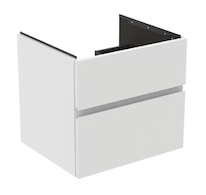 Ideal Standard Finesse - Umyvadlová skříňka, 60x51x55 cm, 2 zásuvky, matná bílá E3395Y1